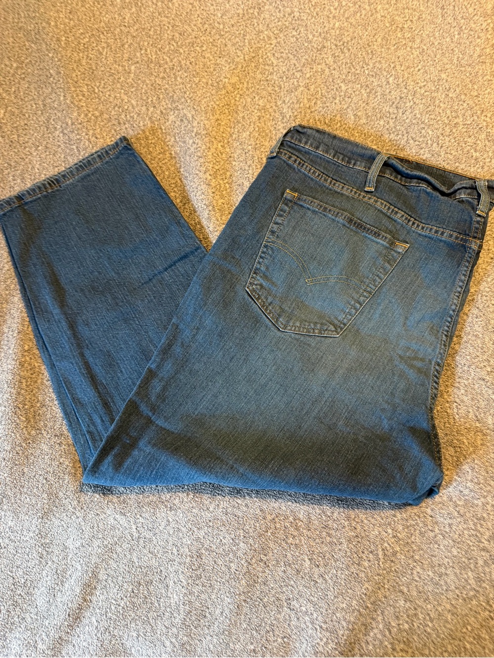 Levi Strauss 541 Men's Jeans 48x30, Dark Blue Denim - Picture 4 of 9